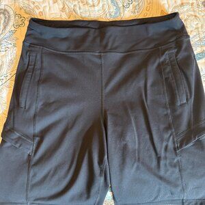 Women's NoGA Namastash Black Bermuda 10" Shorts Size Large